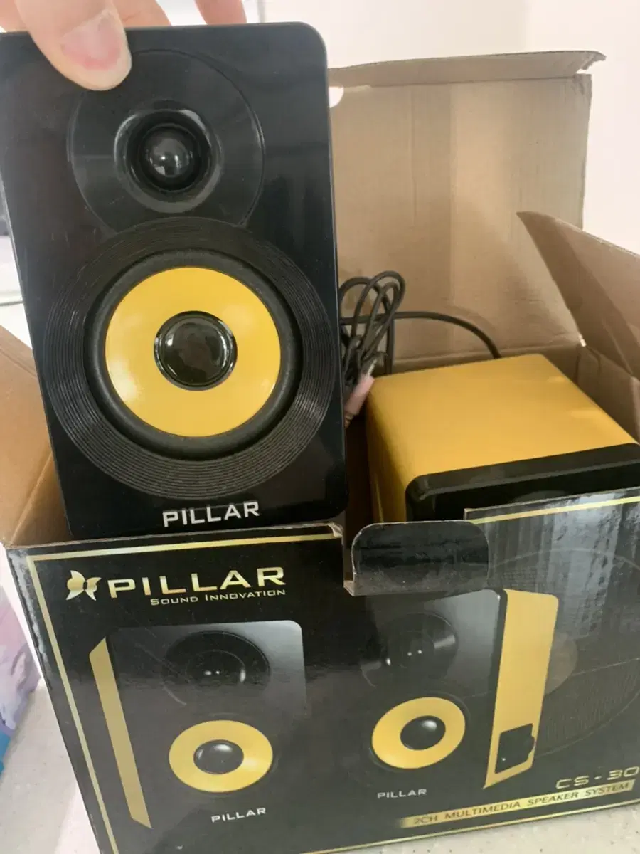 pillar cs-30 2채널 스피커